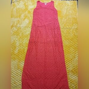 Xhilaration Red Crochet Top